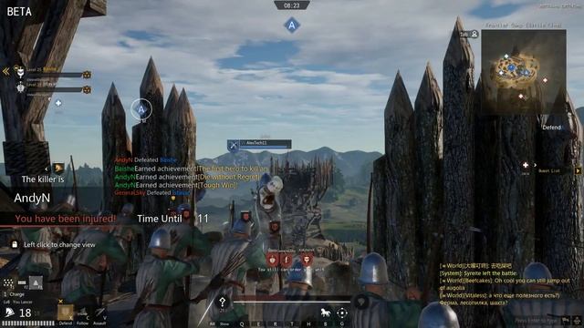 Conqueror's Blade - European X Test - Siege Battle смотреть онлайн