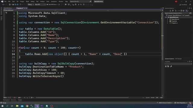 Extremely easy way to bulk insert data into SQL Server using SqlBulkCopy class смотреть онлайн
