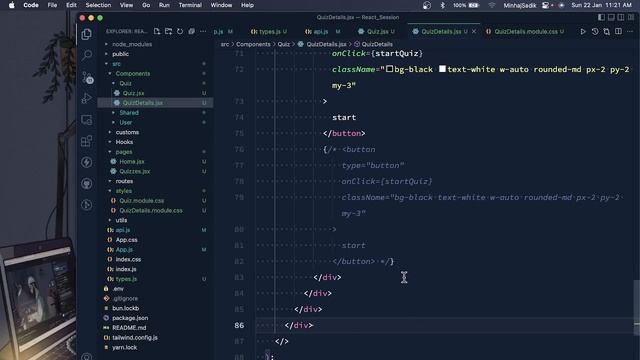 React Session day 15 half project done, In this video i covered get quizzes and single quiz by id. смотреть онлайн