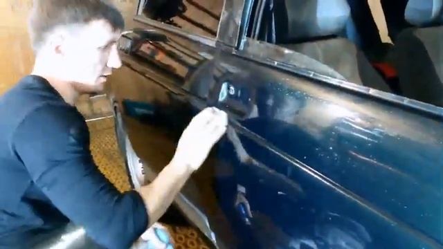 Автовинил "Оклейка ВАЗ 2110" матовый хром смотреть онлайн