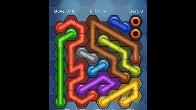 Pipe Lines Hexa Size 8 Mania Level 91-100 Solution смотреть онлайн