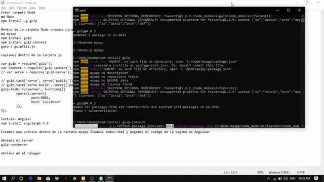 Instalar Node + Angular смотреть онлайн