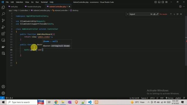 logout function in laravel | Login and Logout in laravel | custom logout in laravel смотреть онлайн