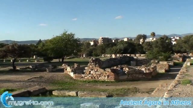 Ancient agora Athens: Ancient agora in Athens of Greece смотреть онлайн