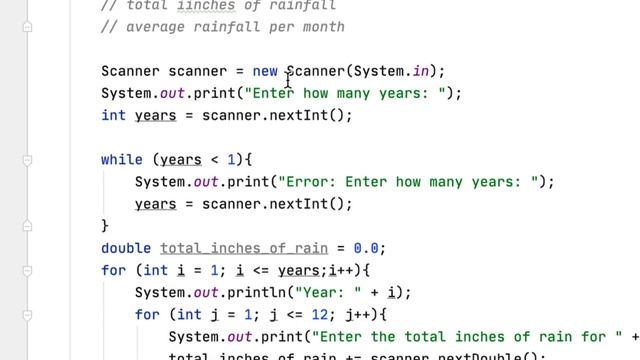 5.07: Starting Out With Java Chapter 5 | AverageRainfall смотреть онлайн