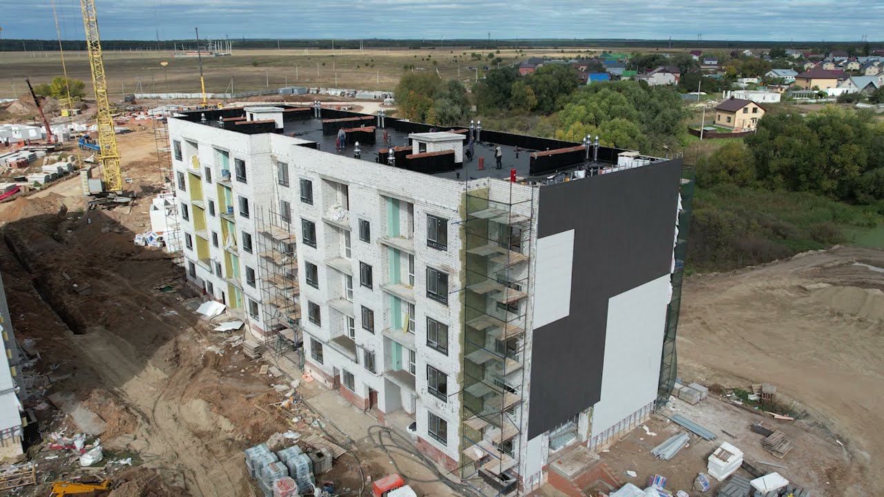 Ход строительства френдли-комплекс ТураНова (сентябрь 2021) смотреть онлайн