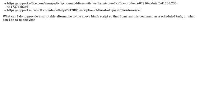 Unix & Linux: Unable to run batch starting Excel as scheduled task (2 Solutions!!) смотреть онлайн
