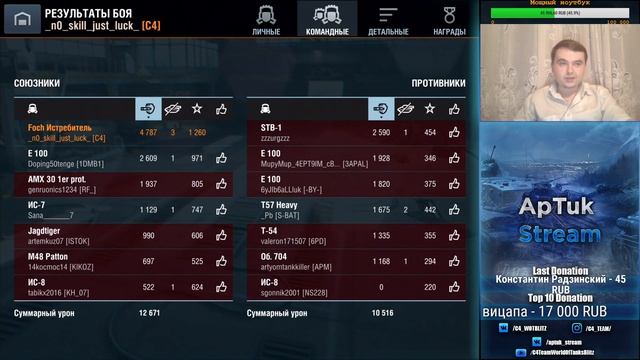 3000+ среднего урона на всех топах #5, WoT Blitz смотреть онлайн