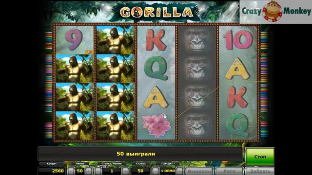 🦍 Gorilla 🦍 - обзор слота на деньги 💸 смотреть онлайн