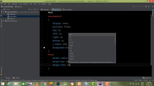 Create custom alert box with simple CSS and javascript | Web Basics смотреть онлайн