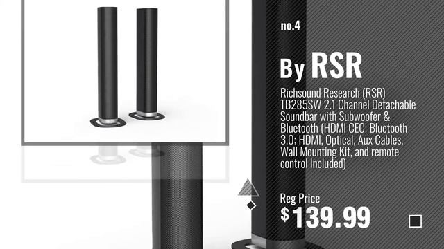 Top 5 Sound Bars With Hdmi [2018]: Richsound Research (RSR) TB232SW 32-inch 2.1 Channel Soundbar смотреть онлайн