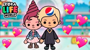 ПЕПСИК ИДЕТ НА КАТОК в ТОКА БОКА! ЗНАКОМСТВО С МАЛИНКОЙ! Toca World Life TOCA BOCA
