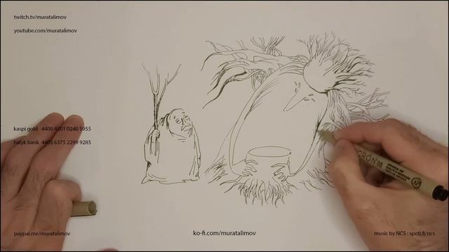 #130 Art stream. Vabo. Sketch 2 | Murat Alimov, @MuratAlimovArt смотреть онлайн