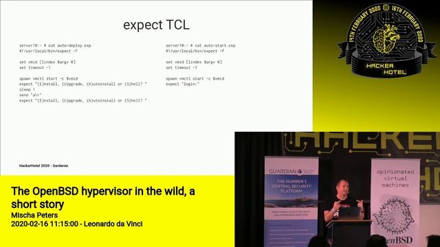 Hackerhotel 2020: Mischa Peters -- The OpenBSD Hypervisor in the wild смотреть онлайн