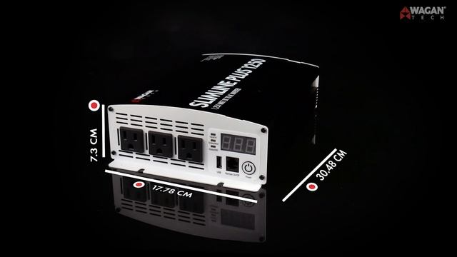 Wagan Tech Slimline Plus 1250 Inversor (#3732) - Spanish video