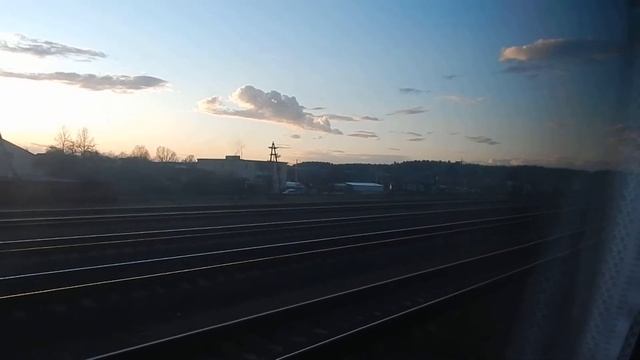 Из окна поезда Витебск-Гродно, Станция Богушевская смотреть онлайн