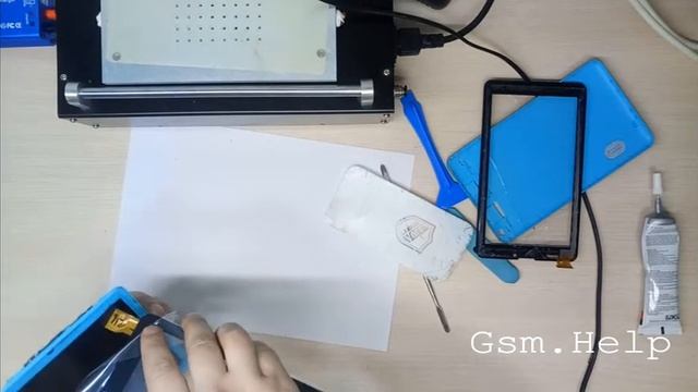 Замена тачскрина (сенсорного стекла ) на планшете Dexp Ursus H170 смотреть онлайн