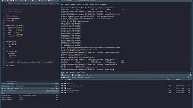 Docker, Postgres and R смотреть онлайн