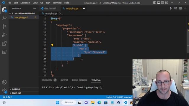 ElasticSearch with PowerShell : #3 Creating a Mapping смотреть онлайн