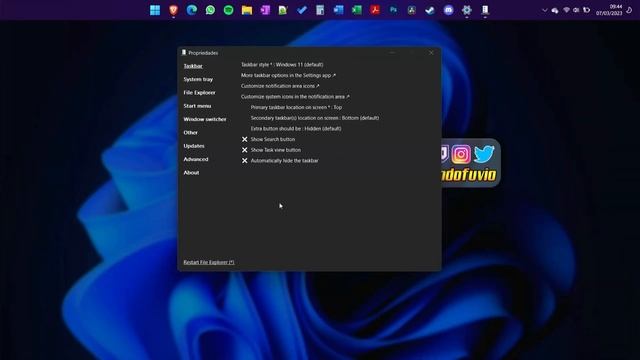 ? Como Usar o ExplorerPatcher pra Colocar a BARRA EM CIMA no Windows 11 Versão 22H2 ? смотреть онлайн