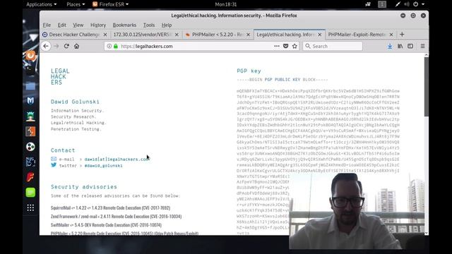 Explorando vulnerabilidade no PHPMailer смотреть онлайн
