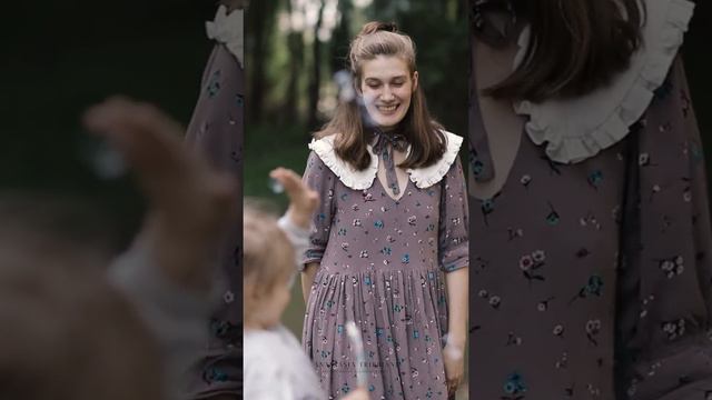 Семейное видео. Фотосессия в лесу около реки. Cinematic смотреть онлайн