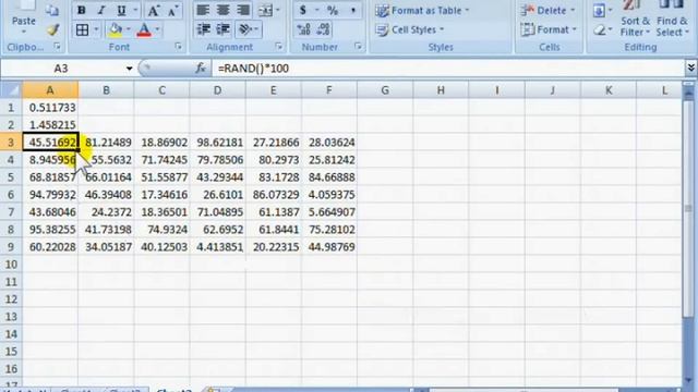 Using Rand & Randbetween Formulas in MS Excel 2007 in Hindi Part 27 смотреть онлайн