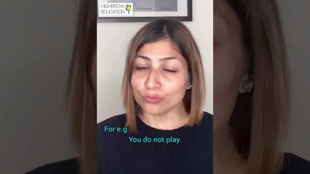 Present Simple Tense | Negative Sentences смотреть онлайн