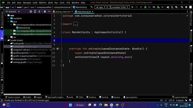 How to Apply a Color Palette to Your Design – Tutorial || Android Studio смотреть онлайн