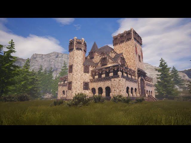 How To Build A Castle [ timelapse ] - Conan Exiles Age Of Sorcery смотреть онлайн