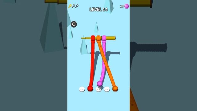 Untangle: Tangle Rope Master | Level 14 Gameplay Android/iOS Mobile Puzzle Game #shorts смотреть онлайн