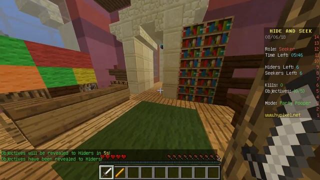 майнкрафт прятки с ботами на сервере хайпиксель (майнкрафт мини игра прятки с ботами хайпиксель) смотреть онлайн
