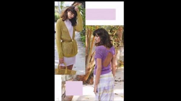 Красивые модели связанные спицами и крючком из журнала Verena. Мода с подиума.