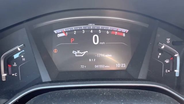 2019 Honda CR-V - Maintenance reset смотреть онлайн