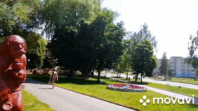 Съездили по делам в раненный центр, где проживали 15 лет таму назад. Центр пасёлка Зельва. смотреть онлайн