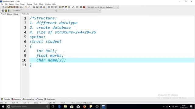 C Language Tutorial in Hindi #12: Concept of Structure смотреть онлайн