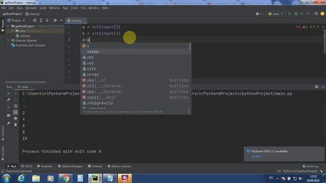 Цикл for. Четные числа. Python. range(старт, стоп, шаг) смотреть онлайн
