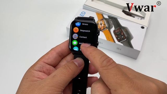 Vwar Ultra C85 Smart Watch Series 8 Unboxing- AMOLED AOD Screen, IP68 Waterproof, Same Colmi C81? смотреть онлайн