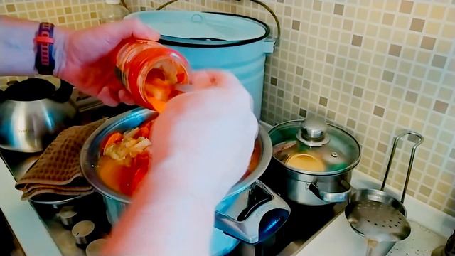 Кабачковая икра на садже,с дымком. смотреть онлайн