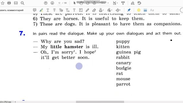 Unit 4, Step 2, Ex. 7 / ГДЗ. 5 класс. Учебник Rainbow English. 2 часть смотреть онлайн