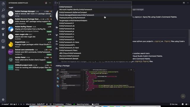 ASP .NET CORE: Nuget VS Code Extensions смотреть онлайн