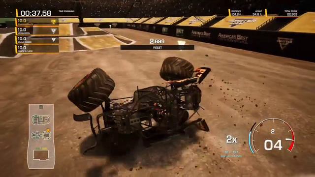 Monster Jam Steel Titans 2 | Freestyle Compilation смотреть онлайн