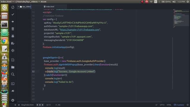 Firebase : Google Authentication смотреть онлайн