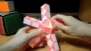 Огромная змейка Рубика (72 элемента)! Как собрать звезду (star) из змейки Рубика)