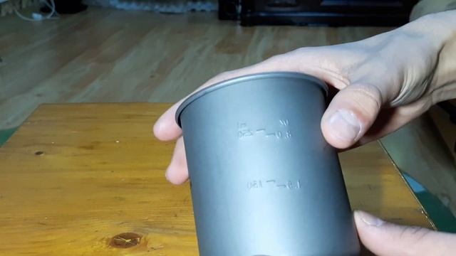 Титановая кружка с AliExpress. смотреть онлайн