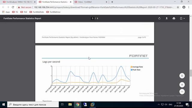 4. FortiAnalyzer Getting Started 6.4. Работа с отчетами смотреть онлайн