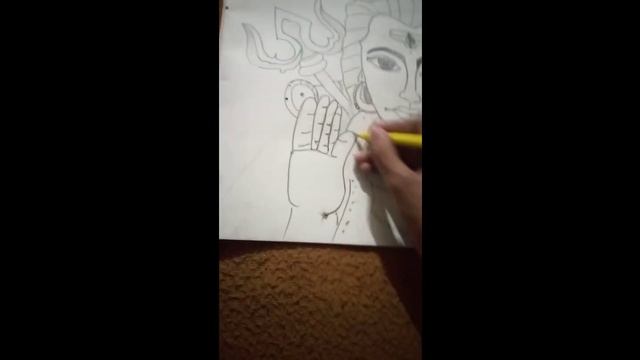 how to black sketch on mahadev ji Drawing master art смотреть онлайн