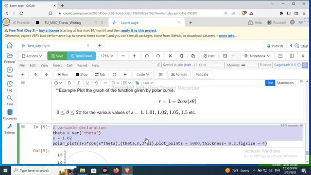 SageMath Software for Mathematics in Nepali| Day:-6 (Polar Plot)| смотреть онлайн