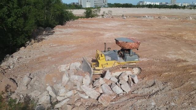 Part.94| Update Huge Filling Land Project Process by Komatsu Dozers And Dump Trucks Team A Long Day смотреть онлайн