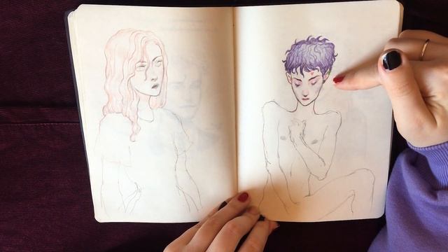 ОБЗОР СКЕТЧБУКА | перспектива, комикс, фанарты по аниме смотреть онлайн